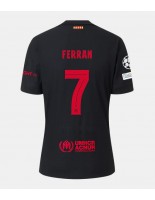 Barcelona Ferran Torres #7 Venkovní Dres 2024-25 Krátký Rukáv